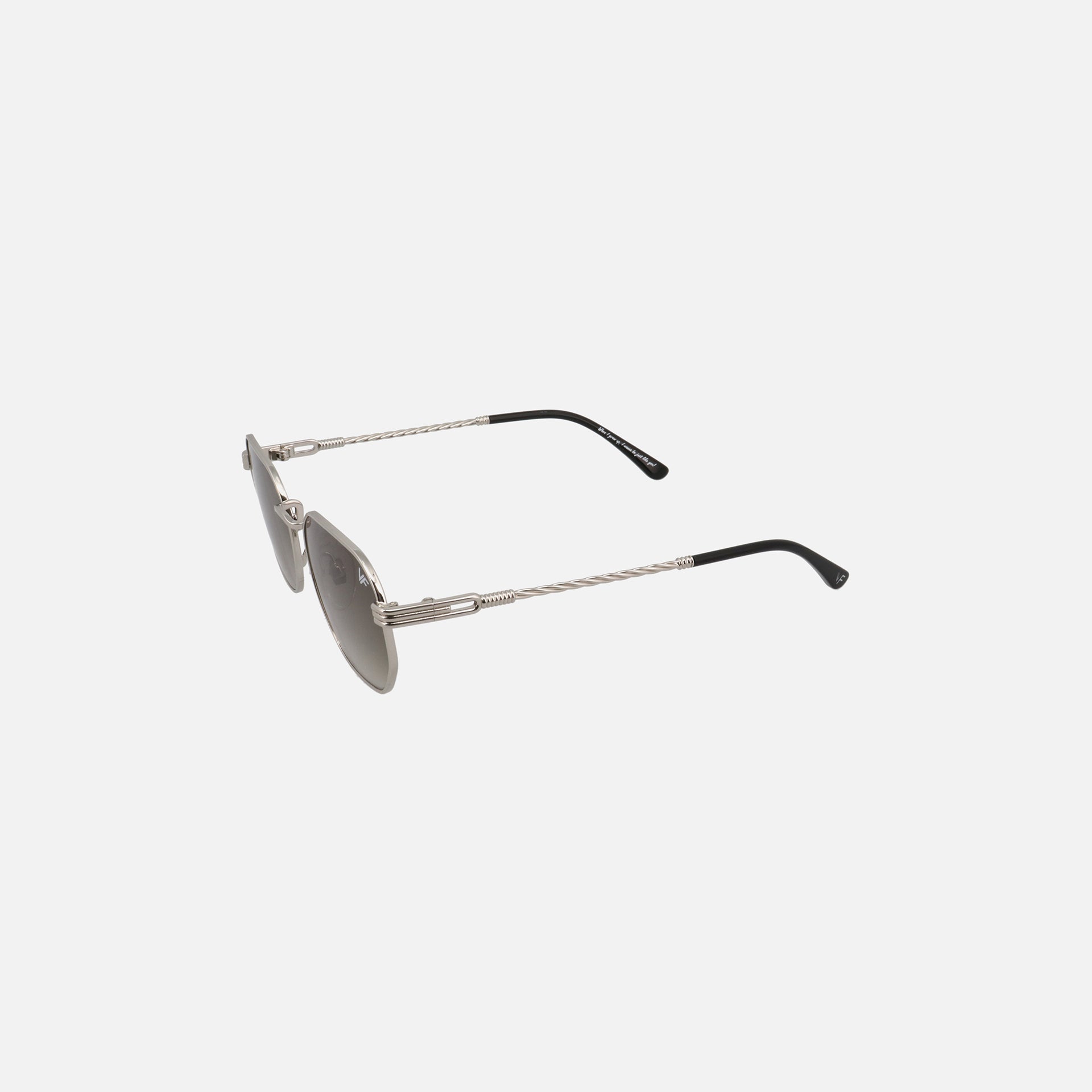 Vintage Frames Kids Detroit Player 18KT Sunglasses - White Gold / Black Gradient