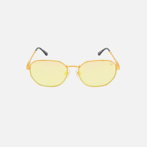 Vintage Frames Kids Detroit Player 18KT Sunglasses - Gold Orange Pop