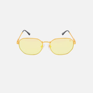 Vintage Frames Kids Detroit Player 18KT Sunglasses - Gold Orange Pop