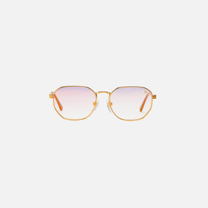 Vintage Frames Kids Detroit Player 18KT Gold Sunglasses - Pink Pop