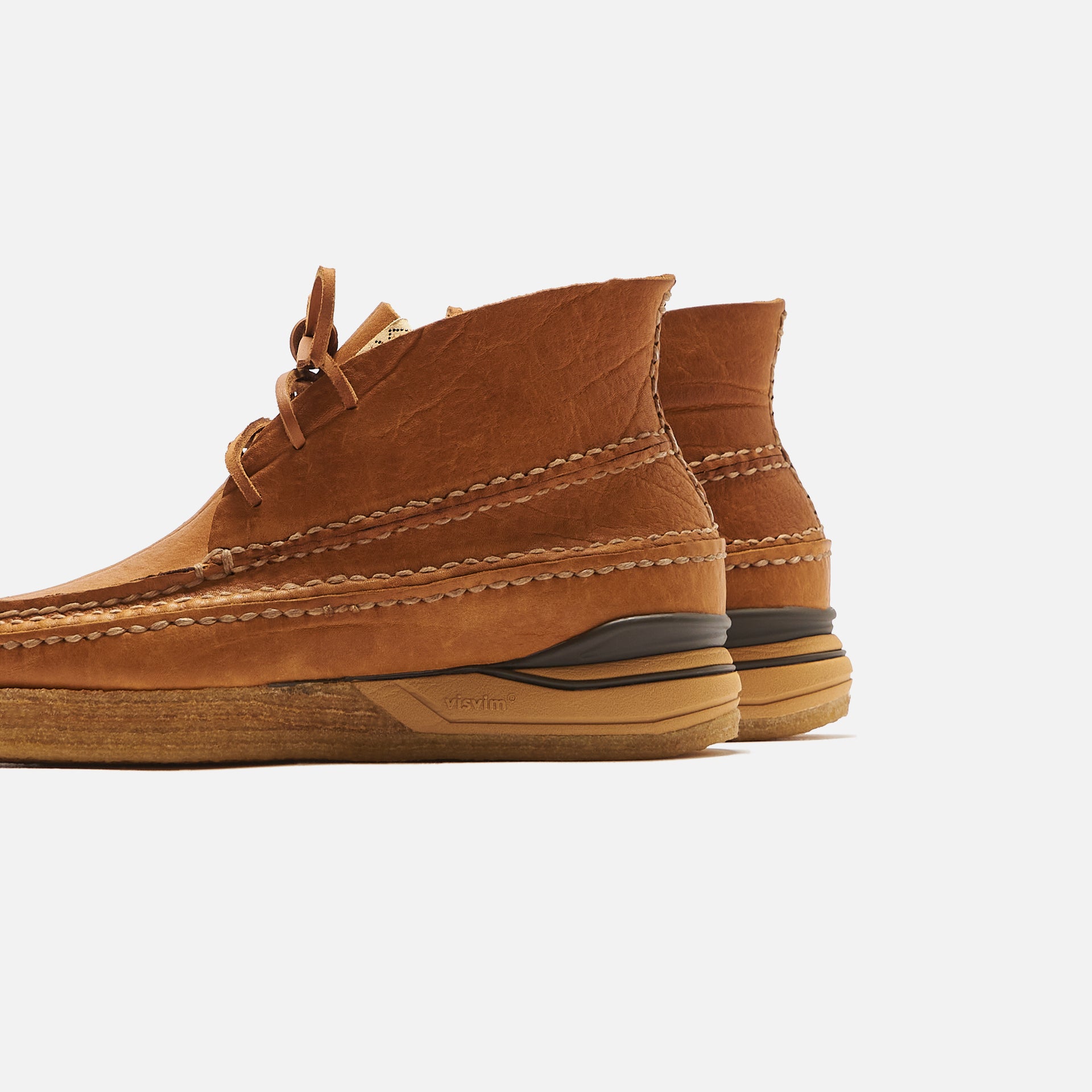 Visvim Canoe Moc II-Folk - Light Brown