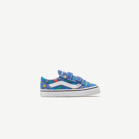 Vans Old Skool V Dino Toddler - Multi / True White