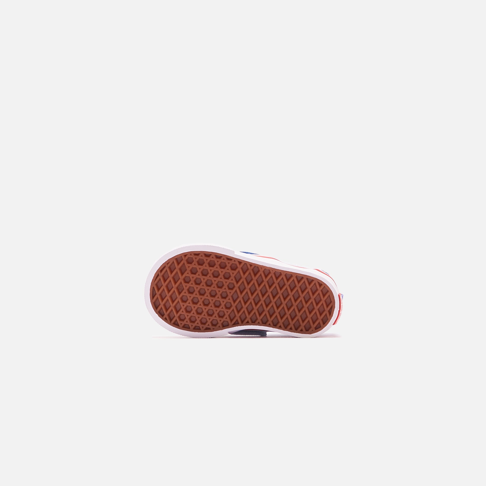 Vans Kids Classic Slip On Color Block - Baja Blue / High Risk Red