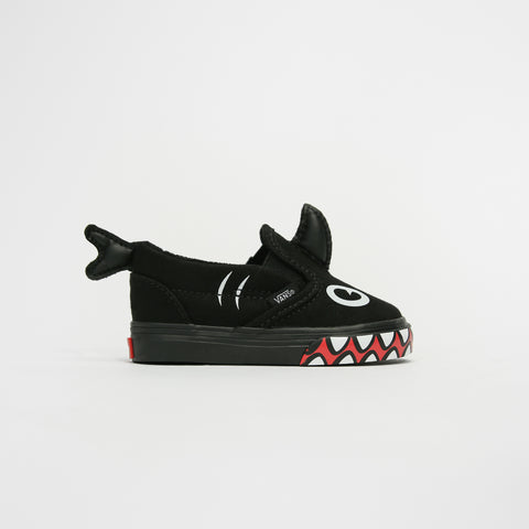 Vans x Shark Week Toddler Slip-on V - Phin / Black