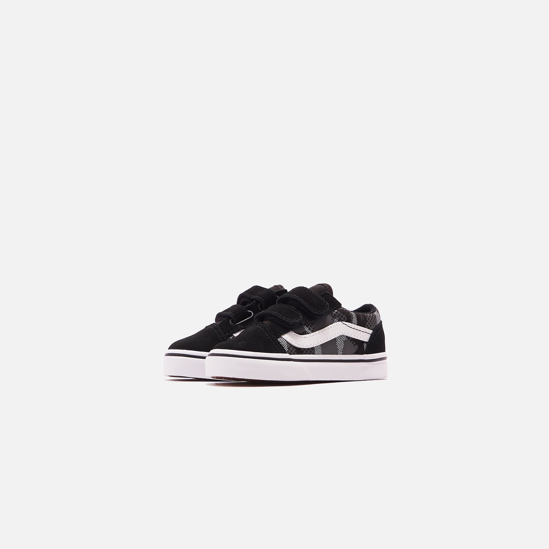 Vans Toddler Old Skool V Pattern Camo - Black / True White