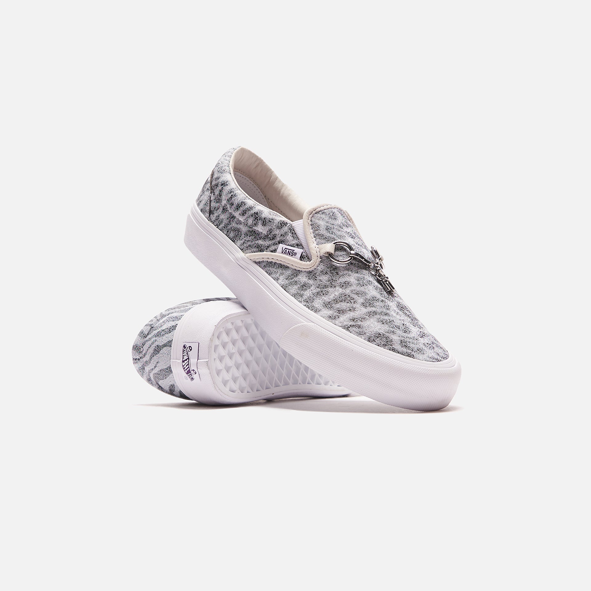 Vans Vault x Needles UA Classic Slip-On - White / Zebra