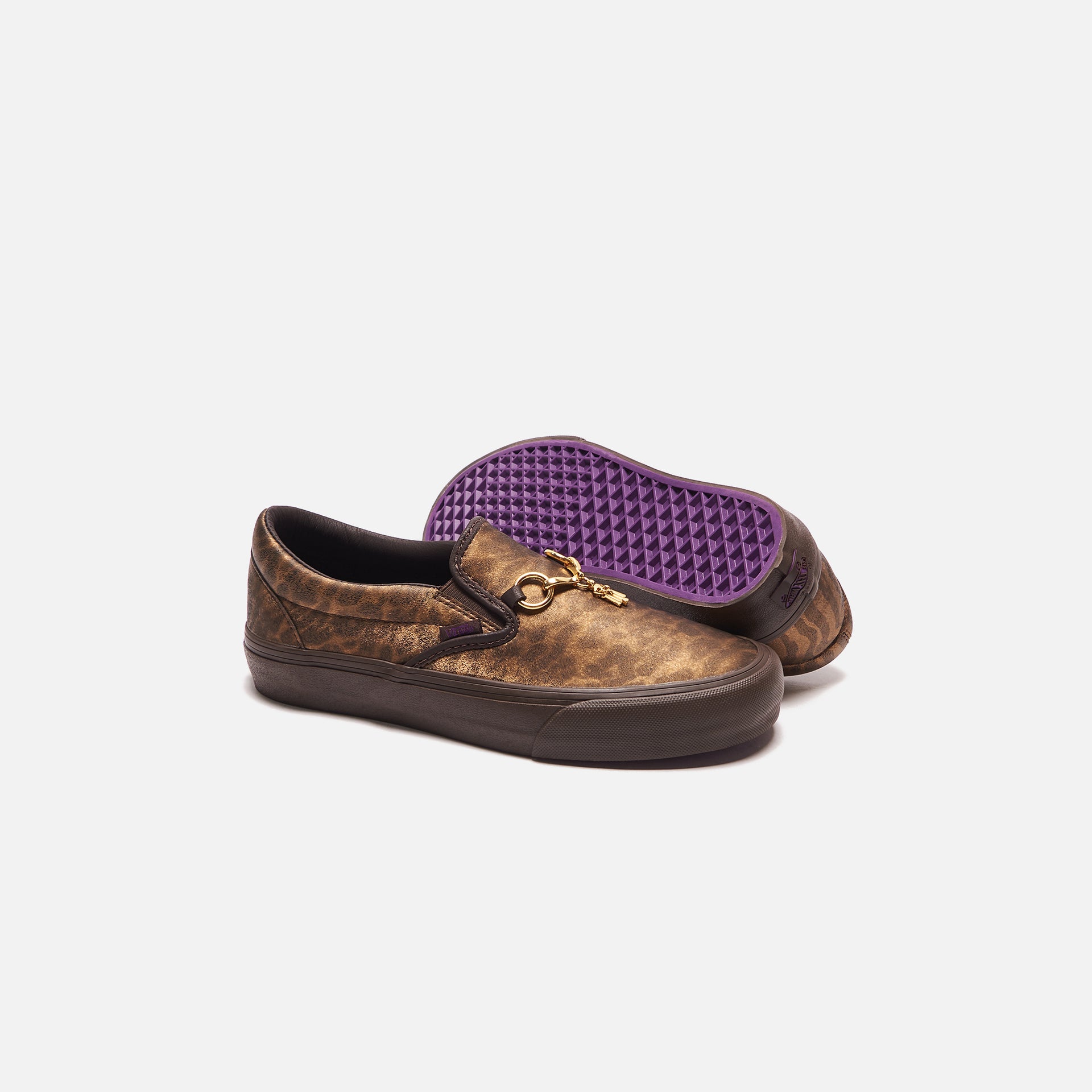 Vans Vault x Needles UA Classic Slip-On - Brown / Zebra