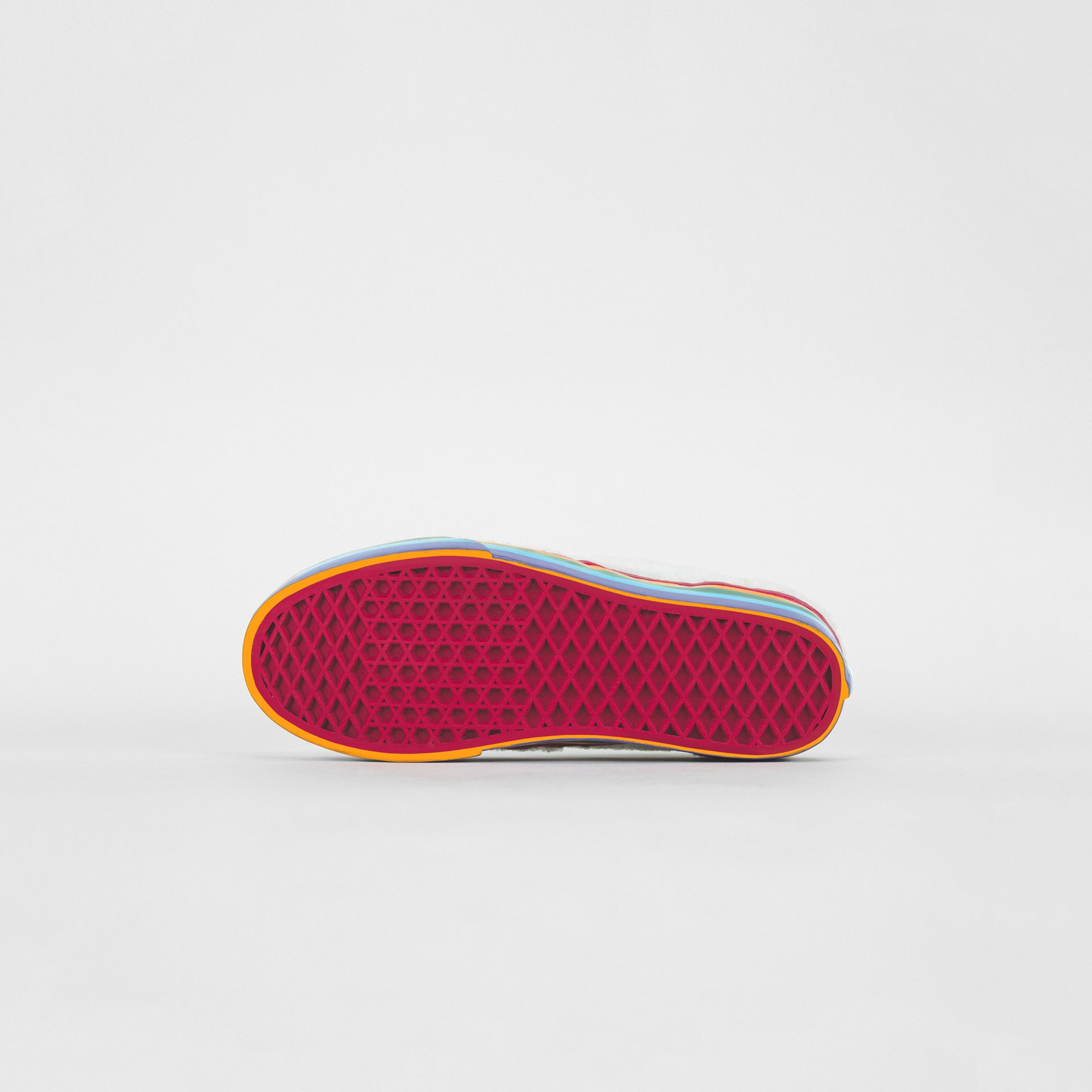 Vans Kids Classic Slip-On Platform - Rainbow / True White