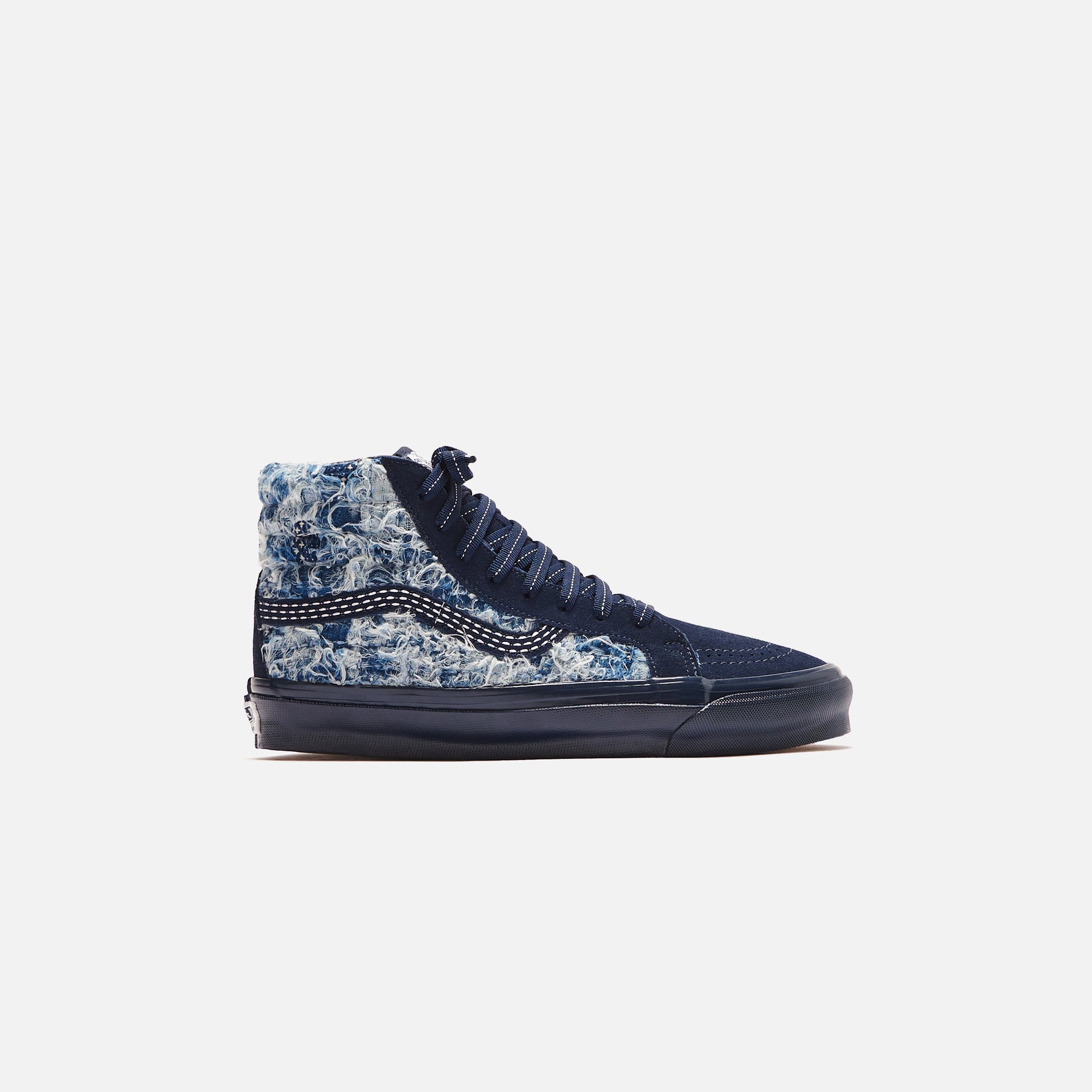 Vans X FDMTL OG SK8-HI Reissue LX Indigo Distressed – Kith