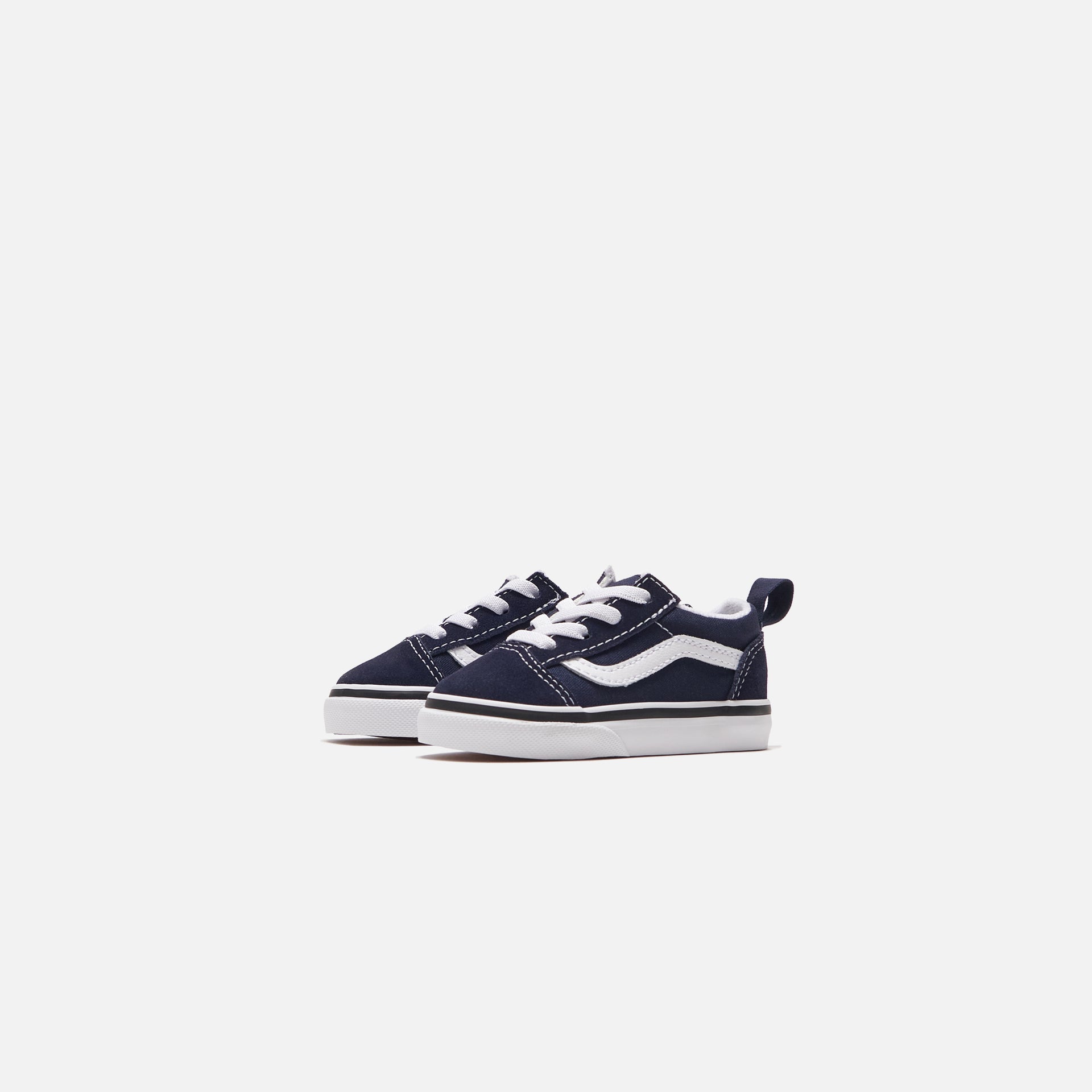 Vans Kids Old Skool Elastic Lace - Parisian Night / Snow White