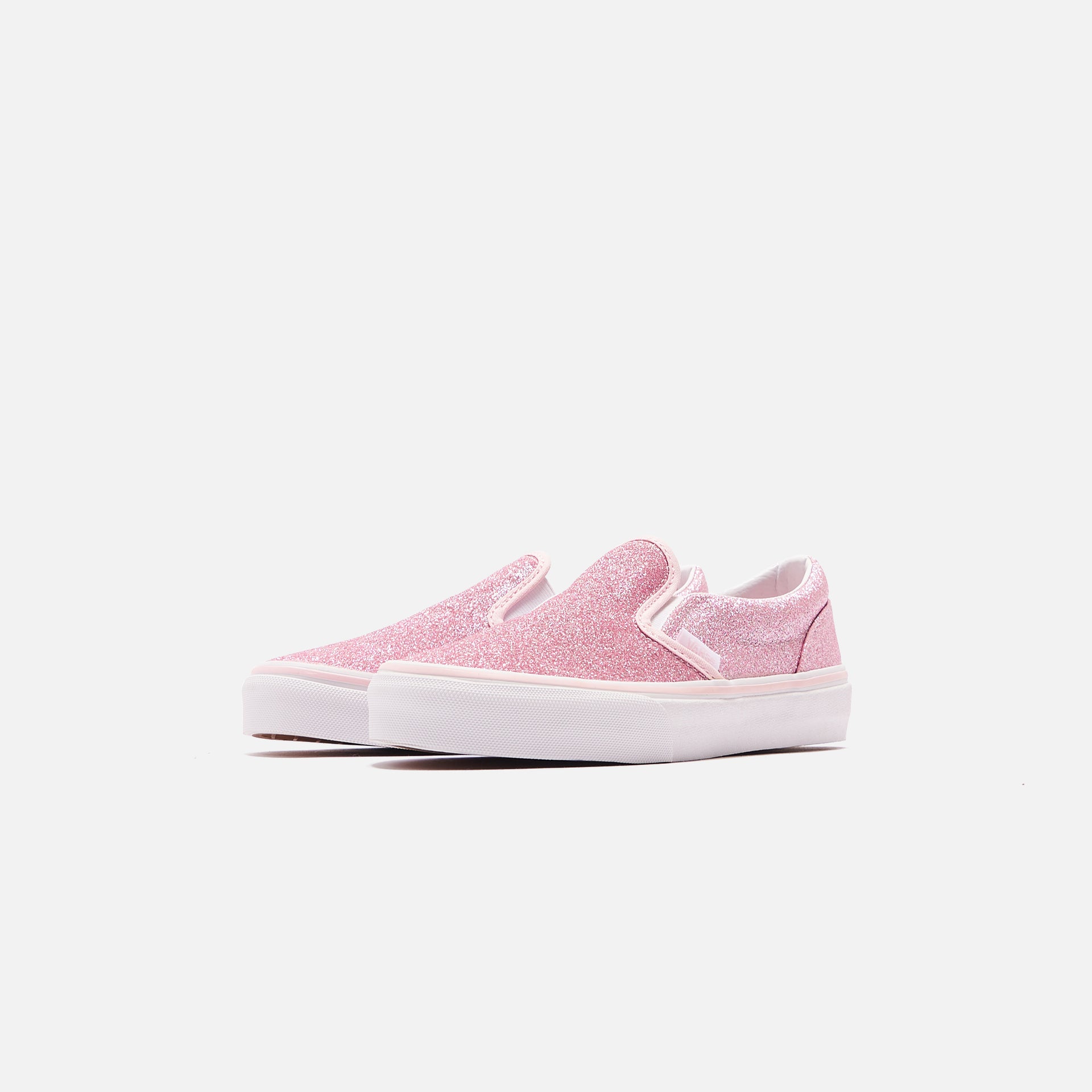 Vans Kids Classic Slip-On - Glitter Blushing Bride / True White