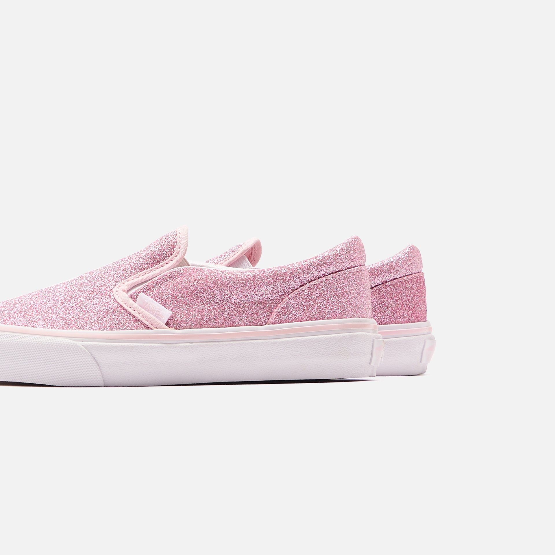 Vans Kids Classic Slip-On - Glitter Blushing Bride / True White