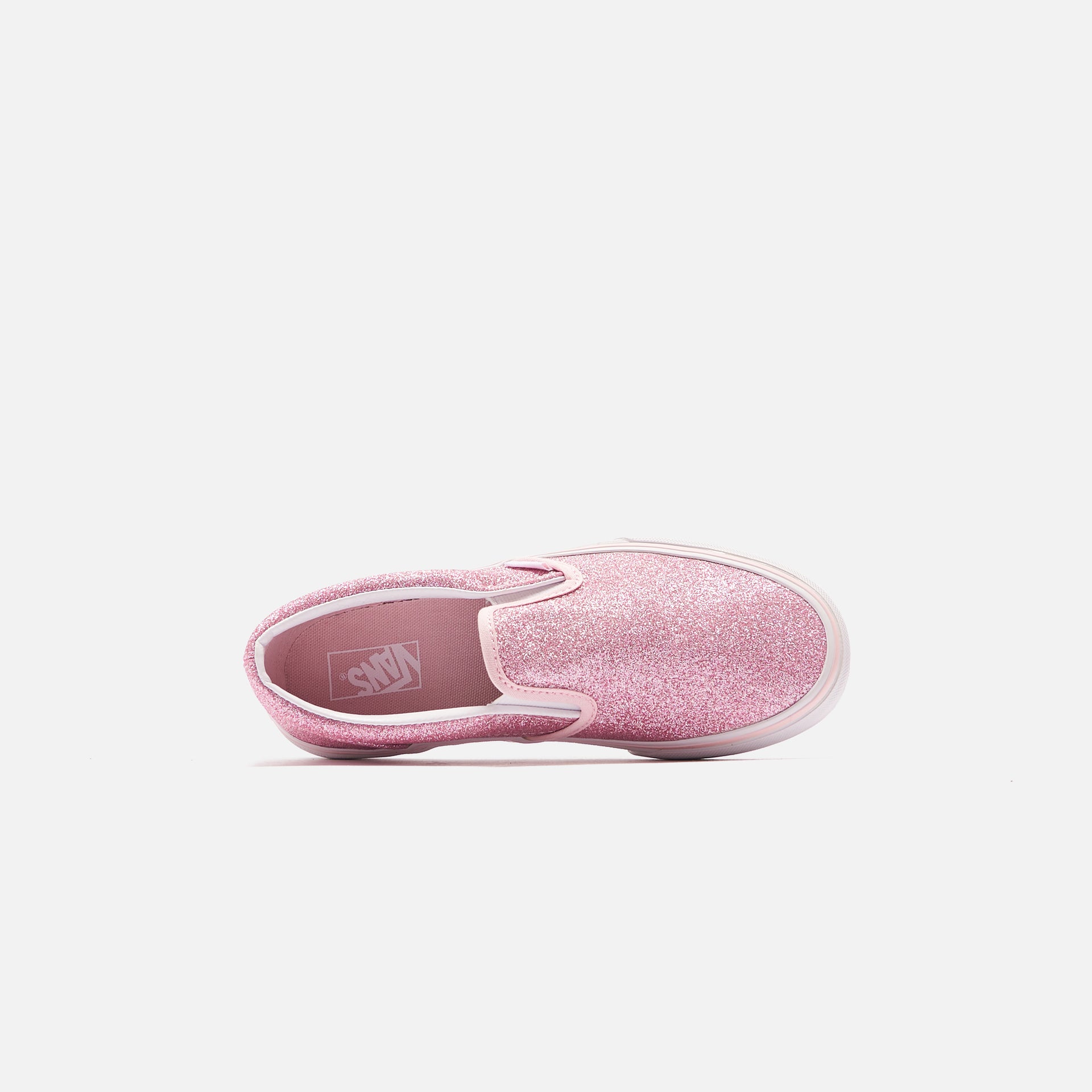Vans Kids Classic Slip-On - Glitter Blushing Bride / True White