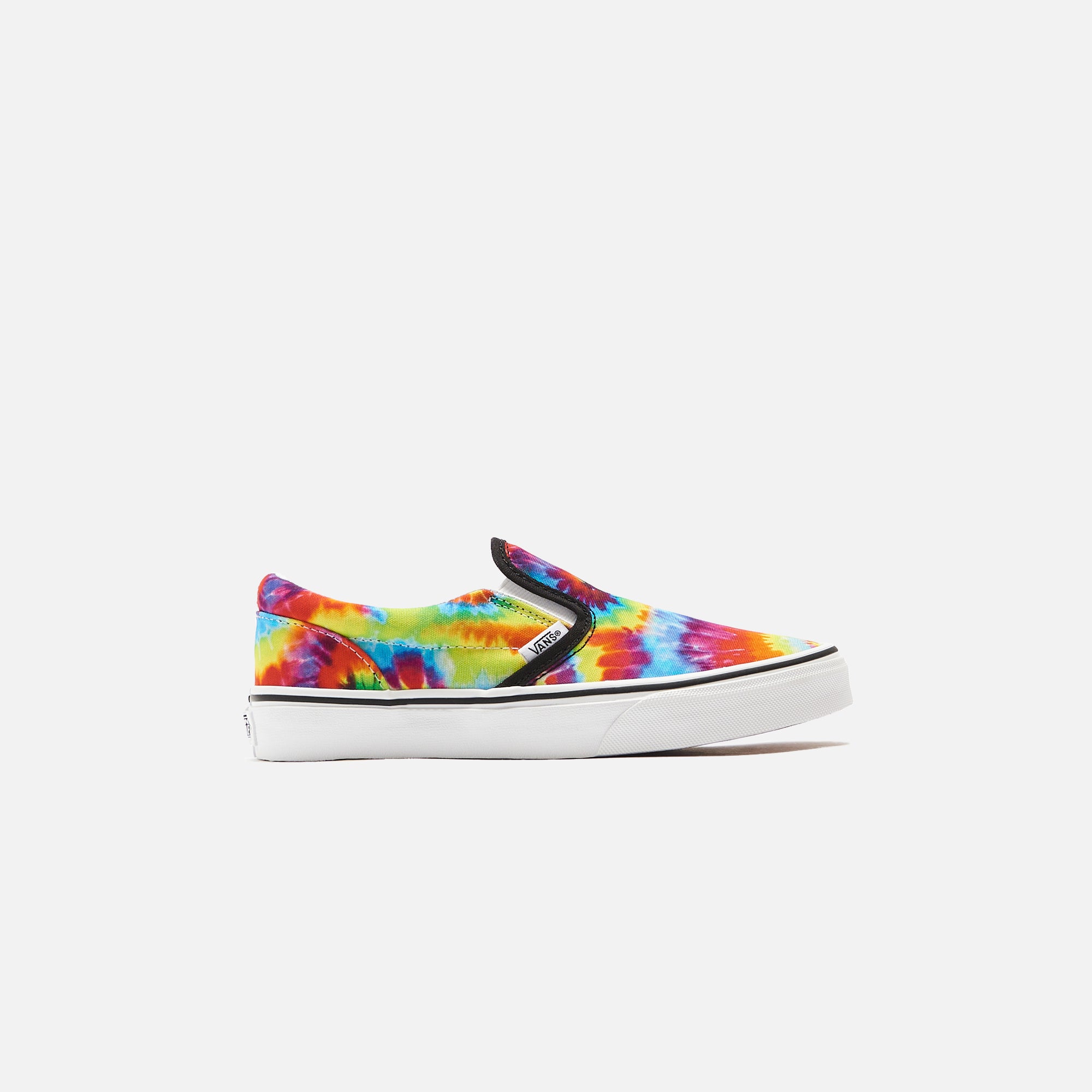 Vans classic slip on store tie dye multi true white