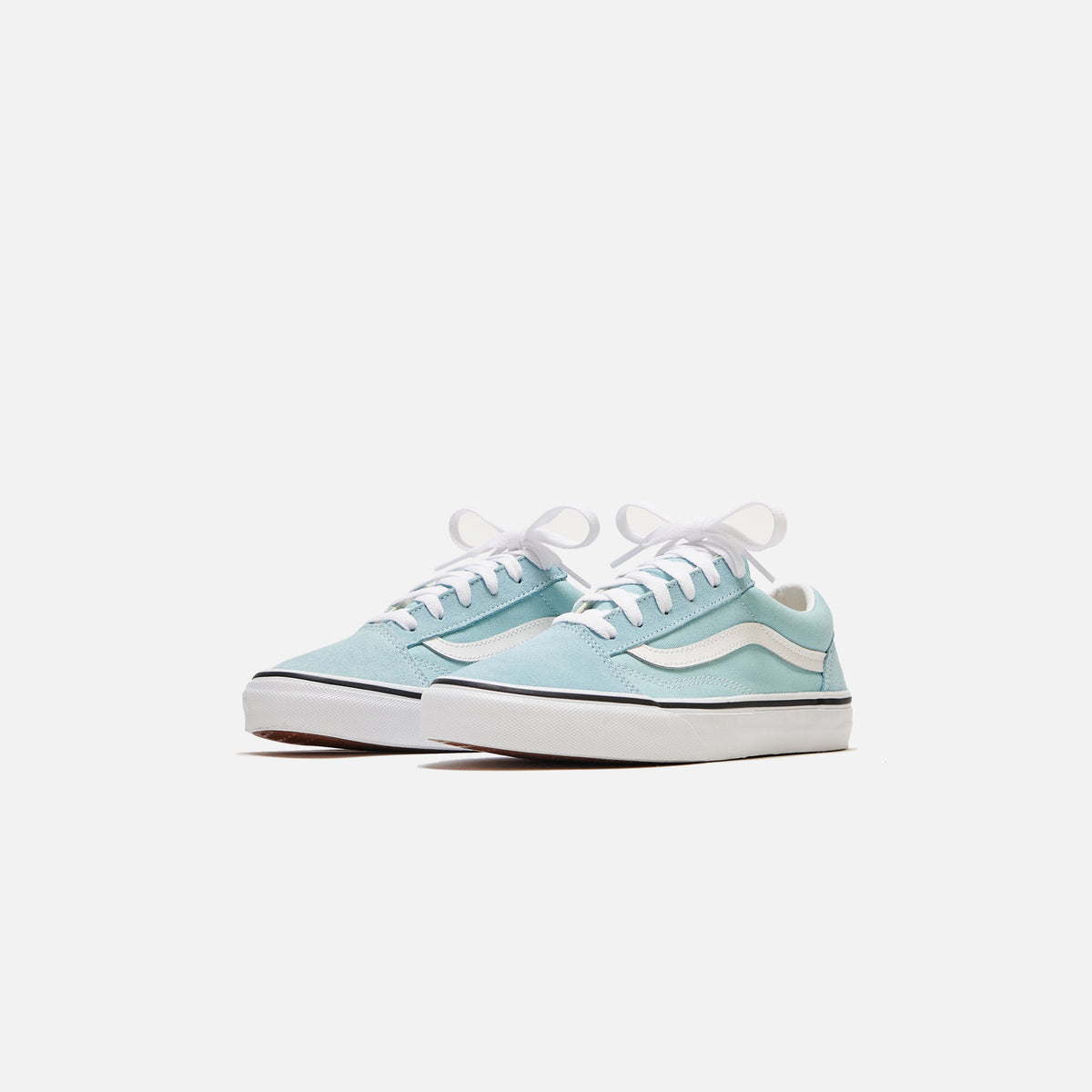 Vans Grade School Old Skool - Aquatic / True White