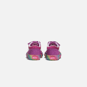 Vans Toddler Old Skool V Glitter Rainglow - Pink / Multi
