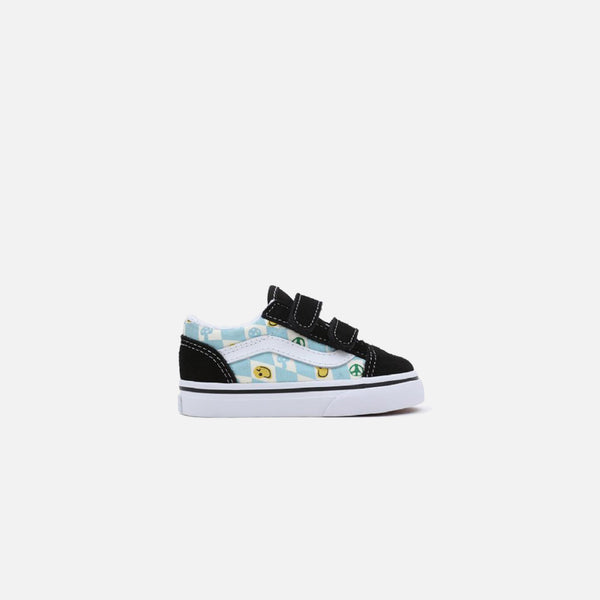 Vans Toddler Old Skool V - Melted Check Black / Multi – Kith