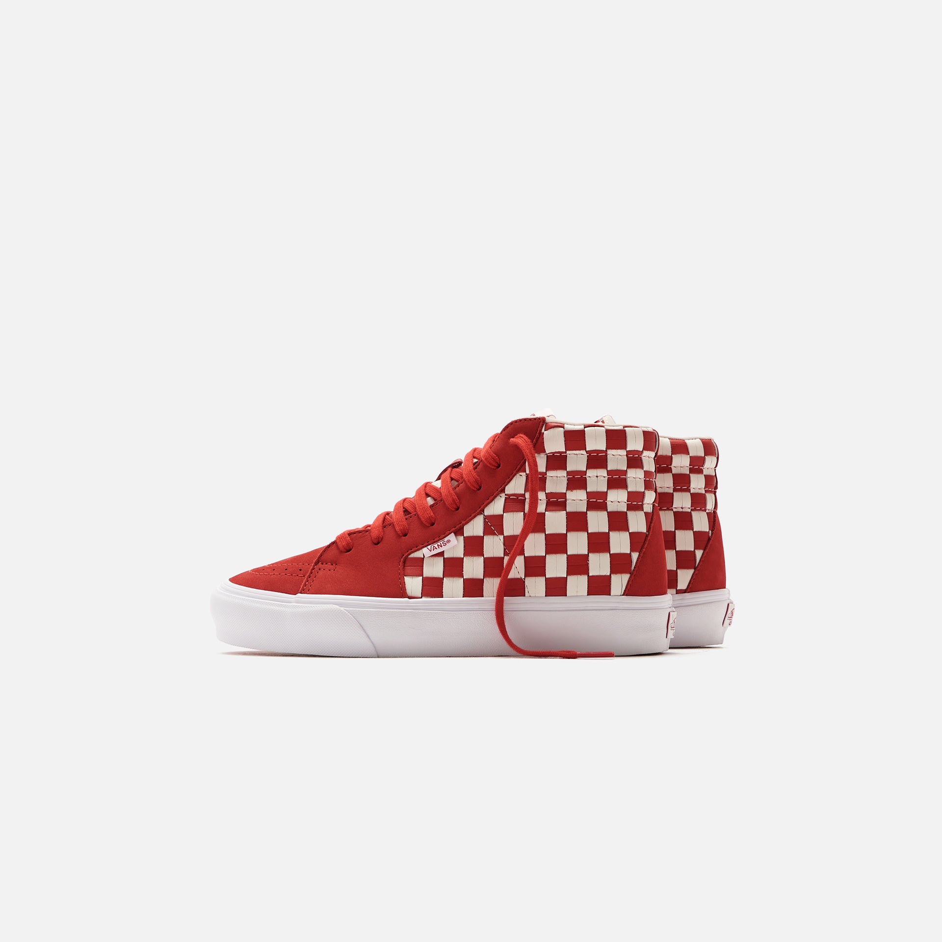 Vans Style 38 VLT LX (Leather Woven) - Red / Blanc / Dress Blue