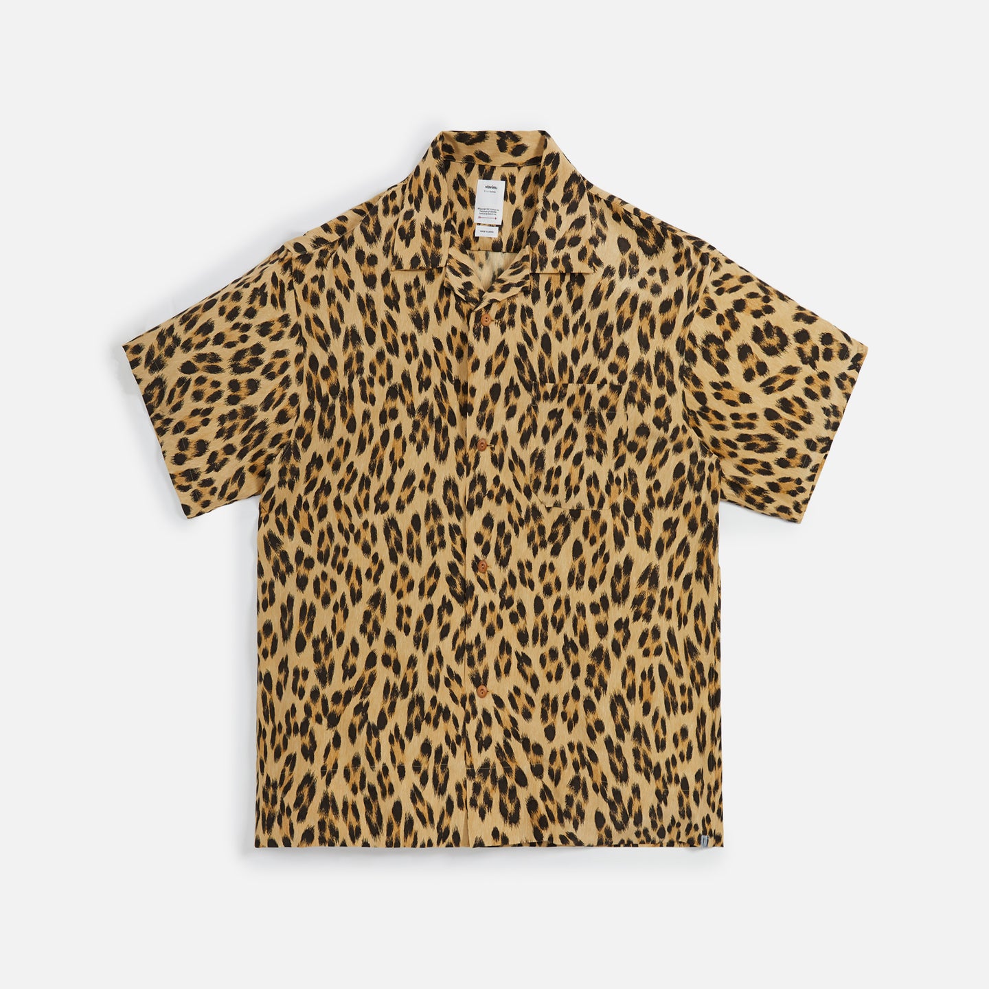 Visvim Caban Leopard Shirt Beige Kith 