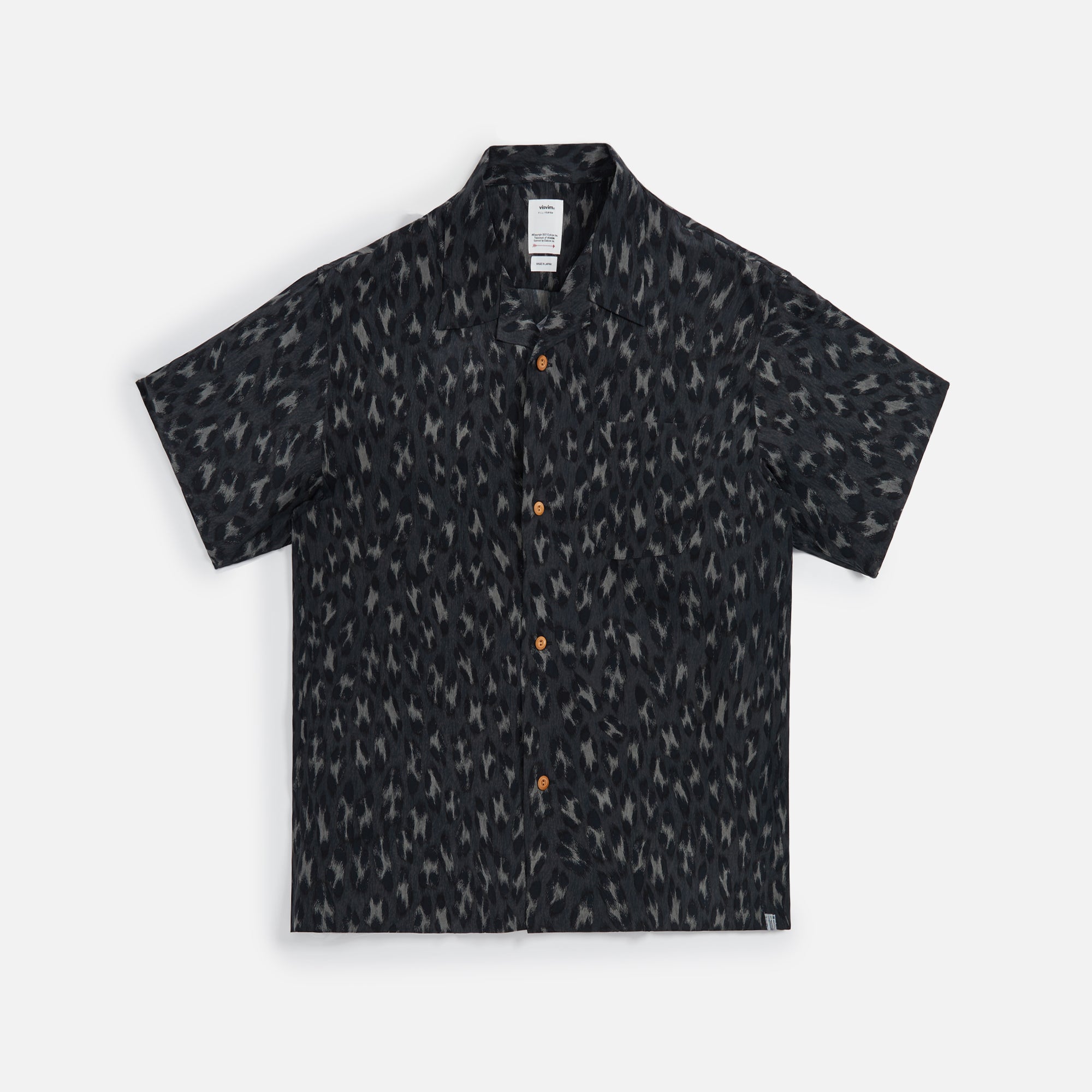 Visvim Caban Leopard Shirt - Black – Kith