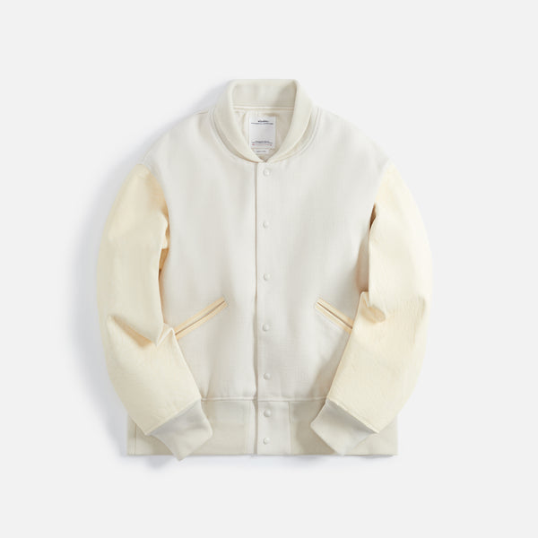 Visvim Varsity Jacket - Ivory – Kith