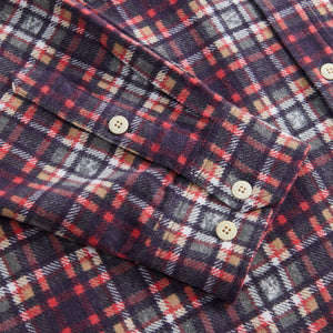Visvim Pioneer Khaki Check Long Sleeve Shirt - Red – Kith