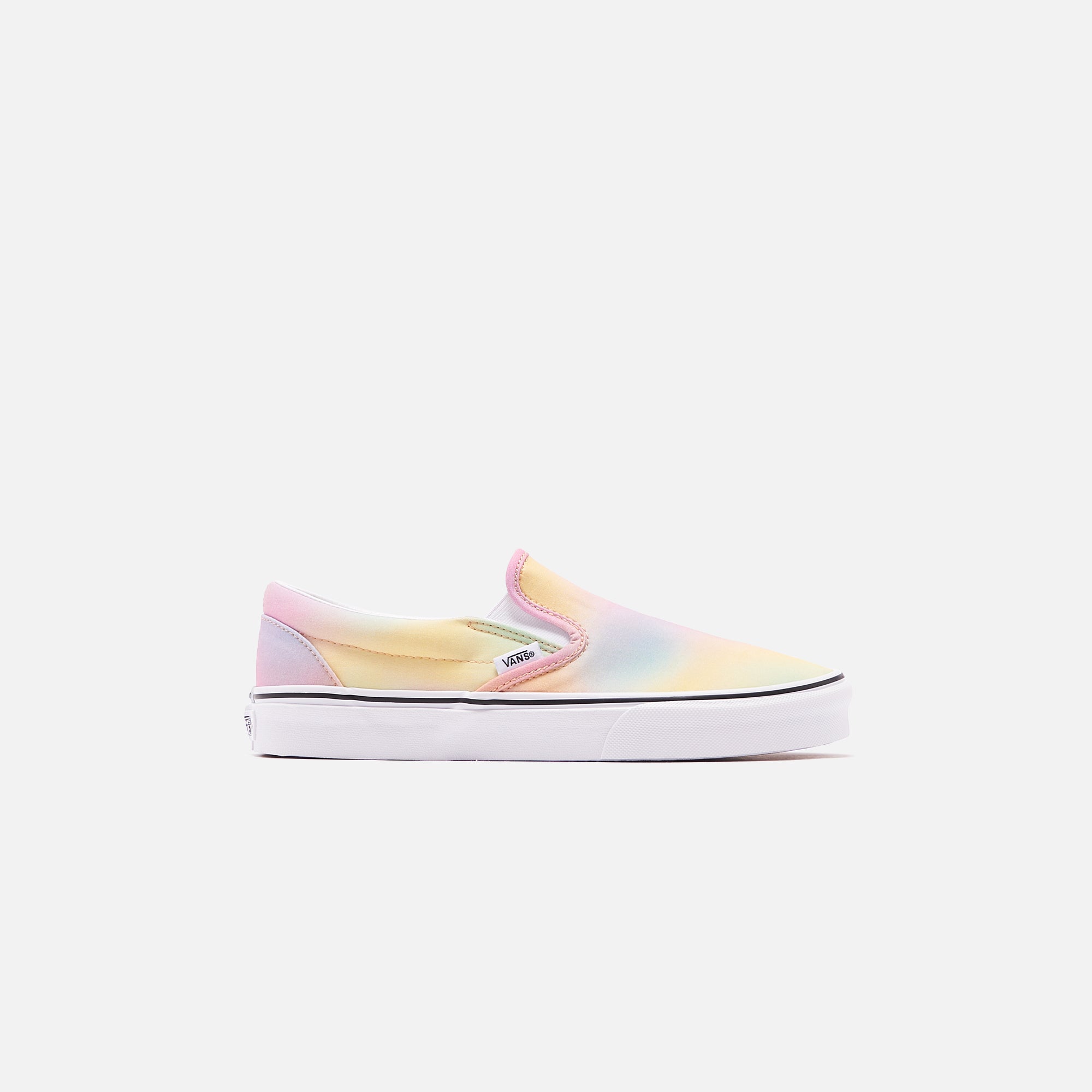 Vans slip on shop multi true white