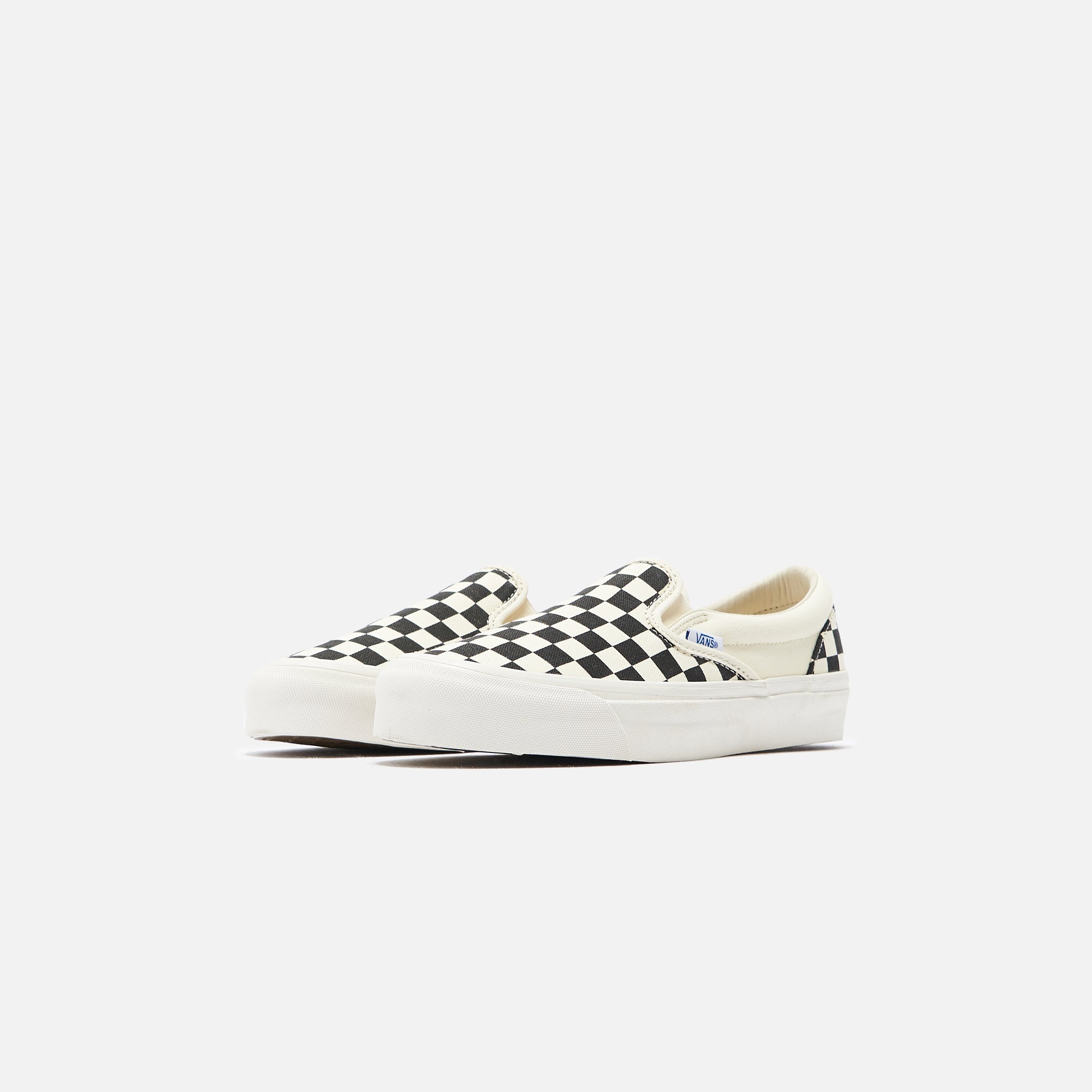 め*ね様 VANS VAULT OG CLASSIC SLIP-ON LX bl Vans Vault OG Classic Slip-On LX Canvas Classic White Blue
