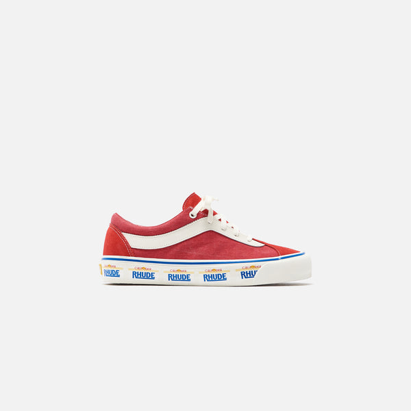 Vans best sale bold red