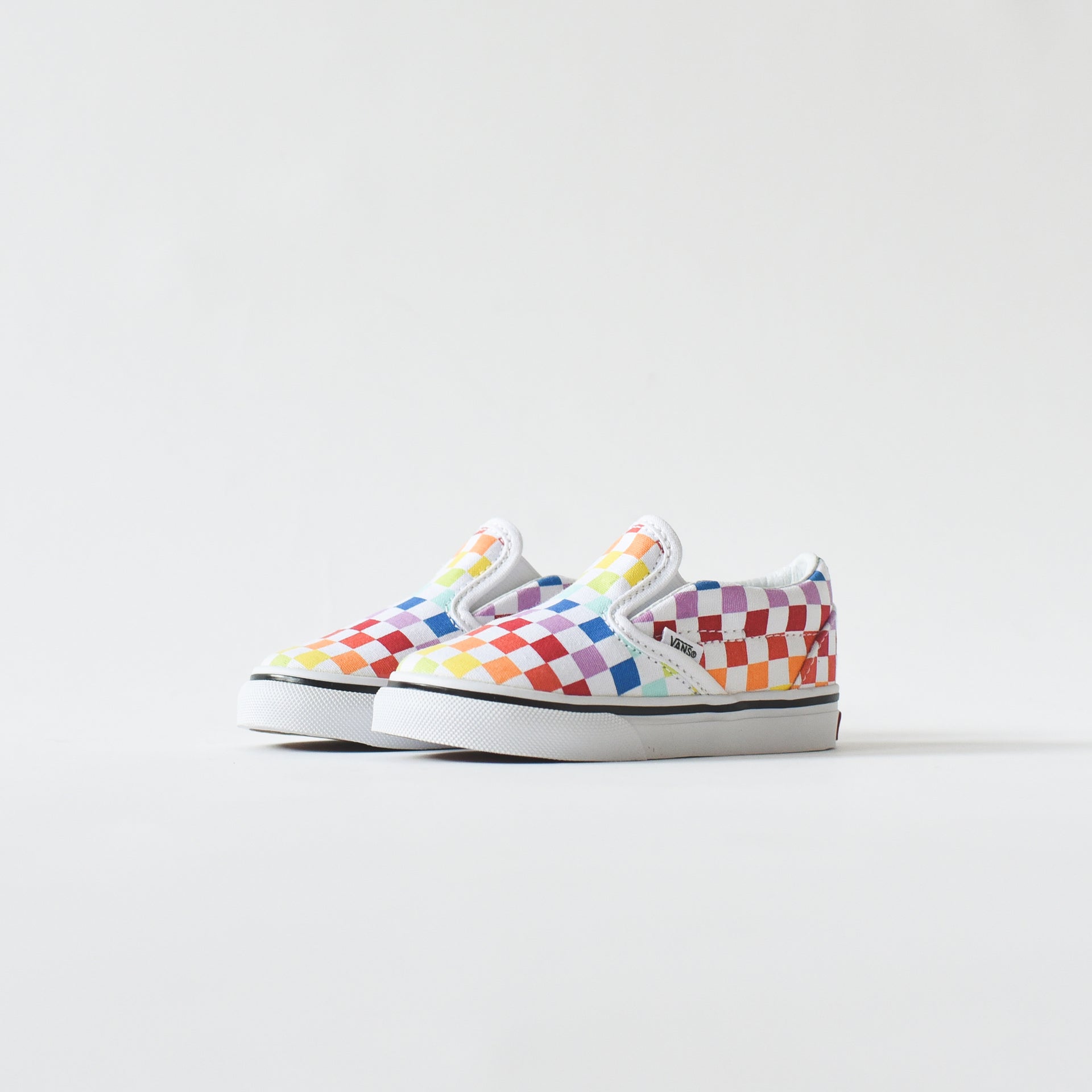 Vans Toddler Slip-On - Rainbow / Checkerboard