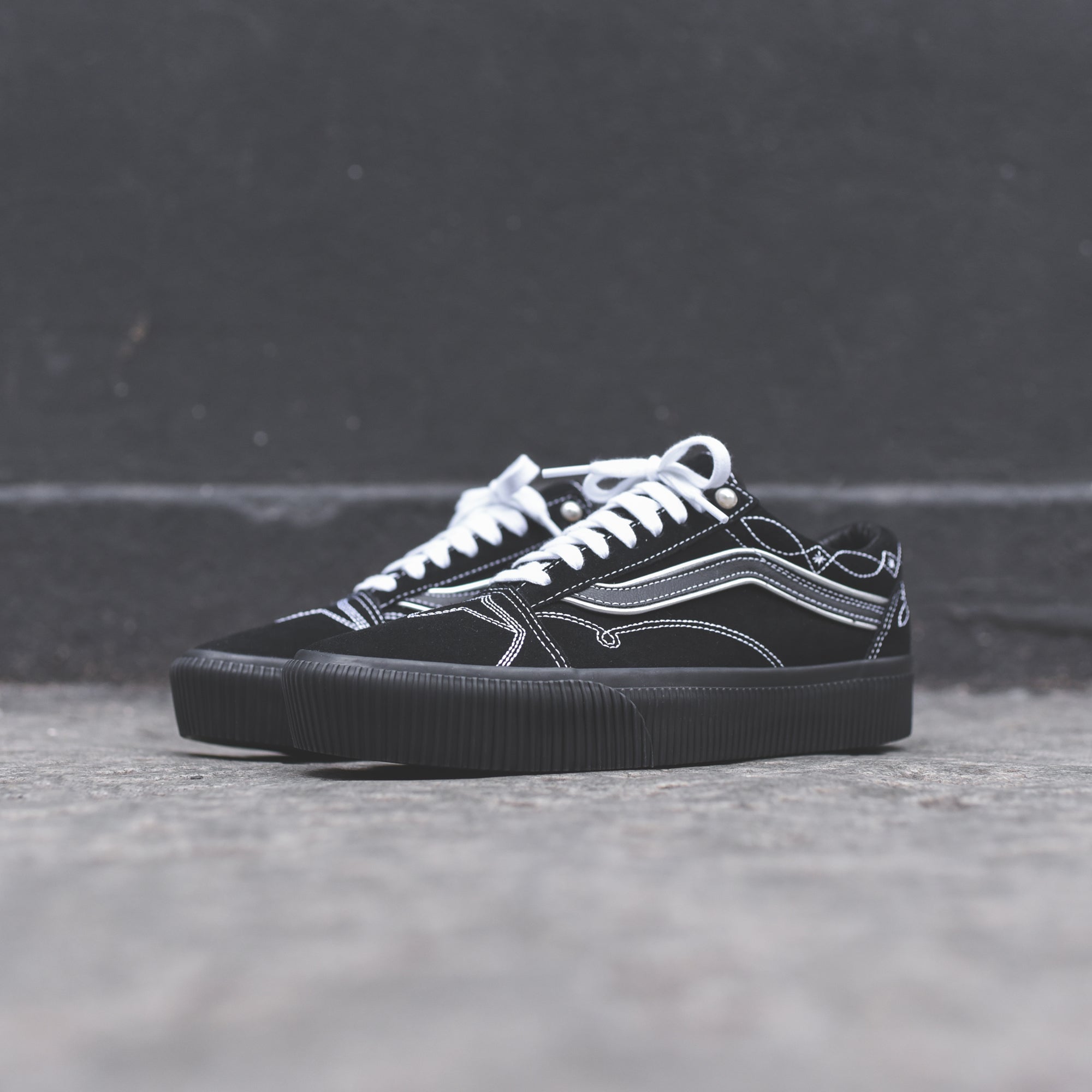 Vans Old Skool Platform - Pearly Punk Black – Kith
