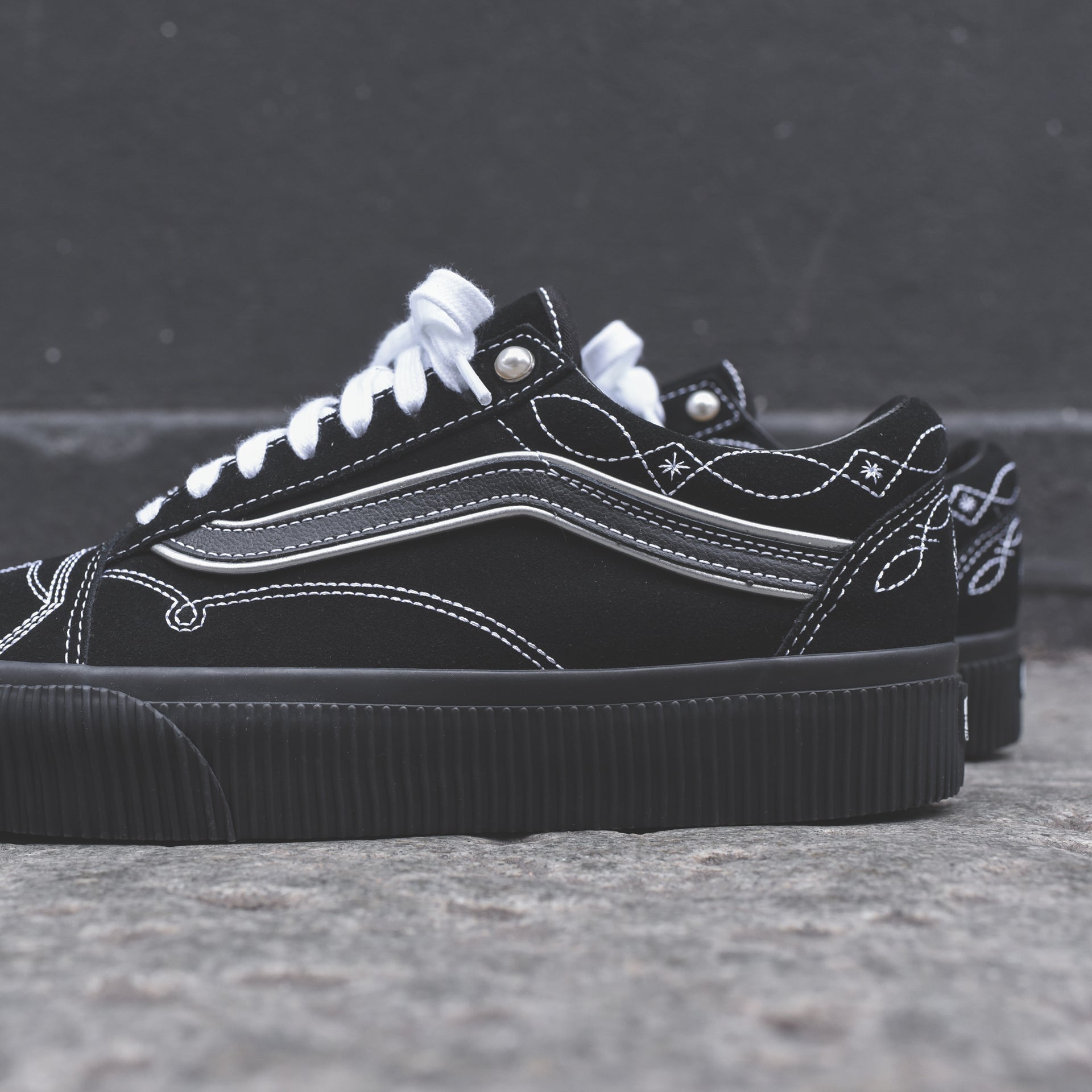 Vans Old Skool Platform - Pearly Punk Black