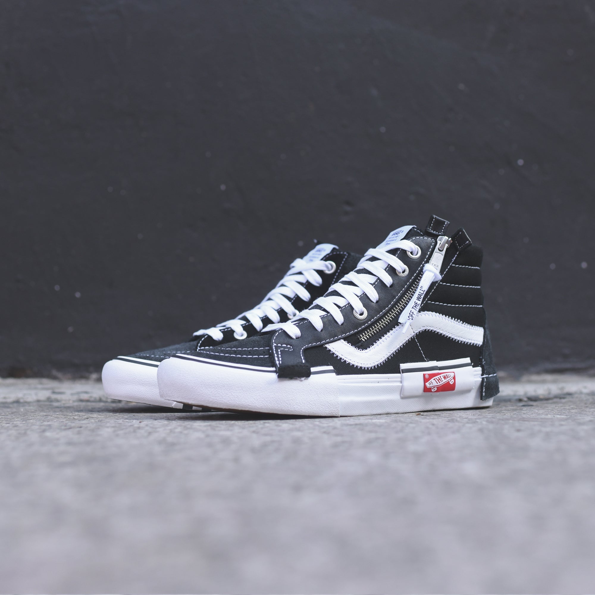 Vans Sk8-Hi ブラック/ホワイト Vans Sk8-Hi CAP LX - Black / White – Kith