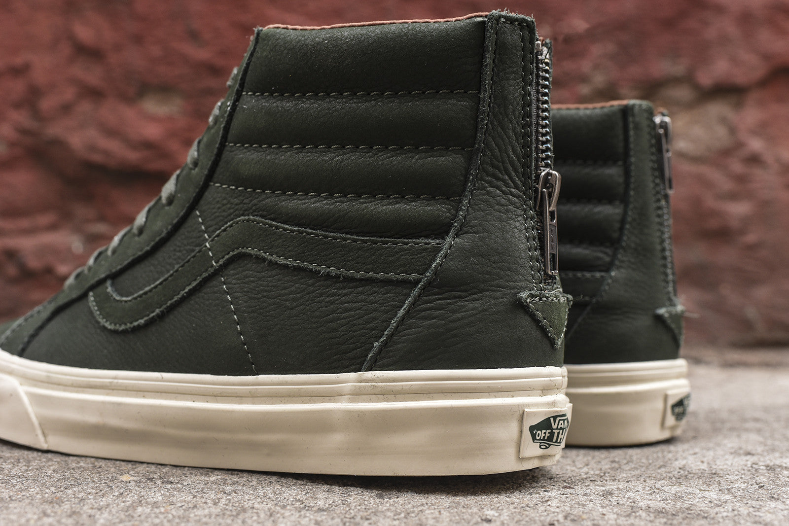Vans Sk8-Hi Reissue Zip DX Premium - Forest Green