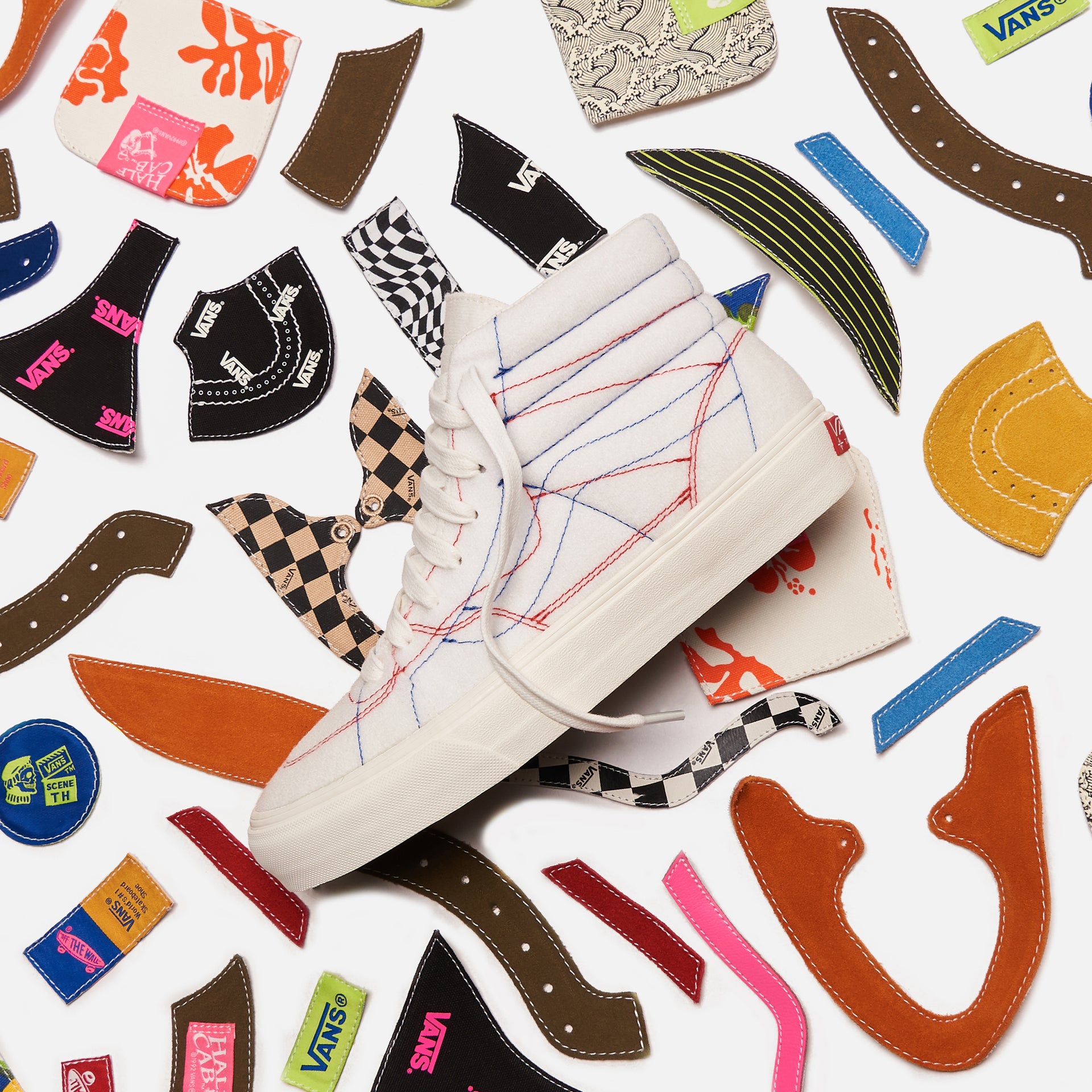 Vans x Taka Hayashi DIY High VLT LX - Marshmallow / Multi