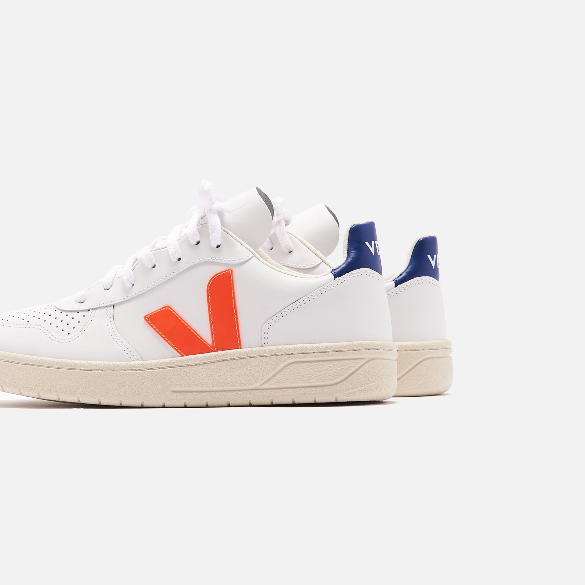 Veja WMNS V-10 - Extra White / Orange Fluo / Cobalt