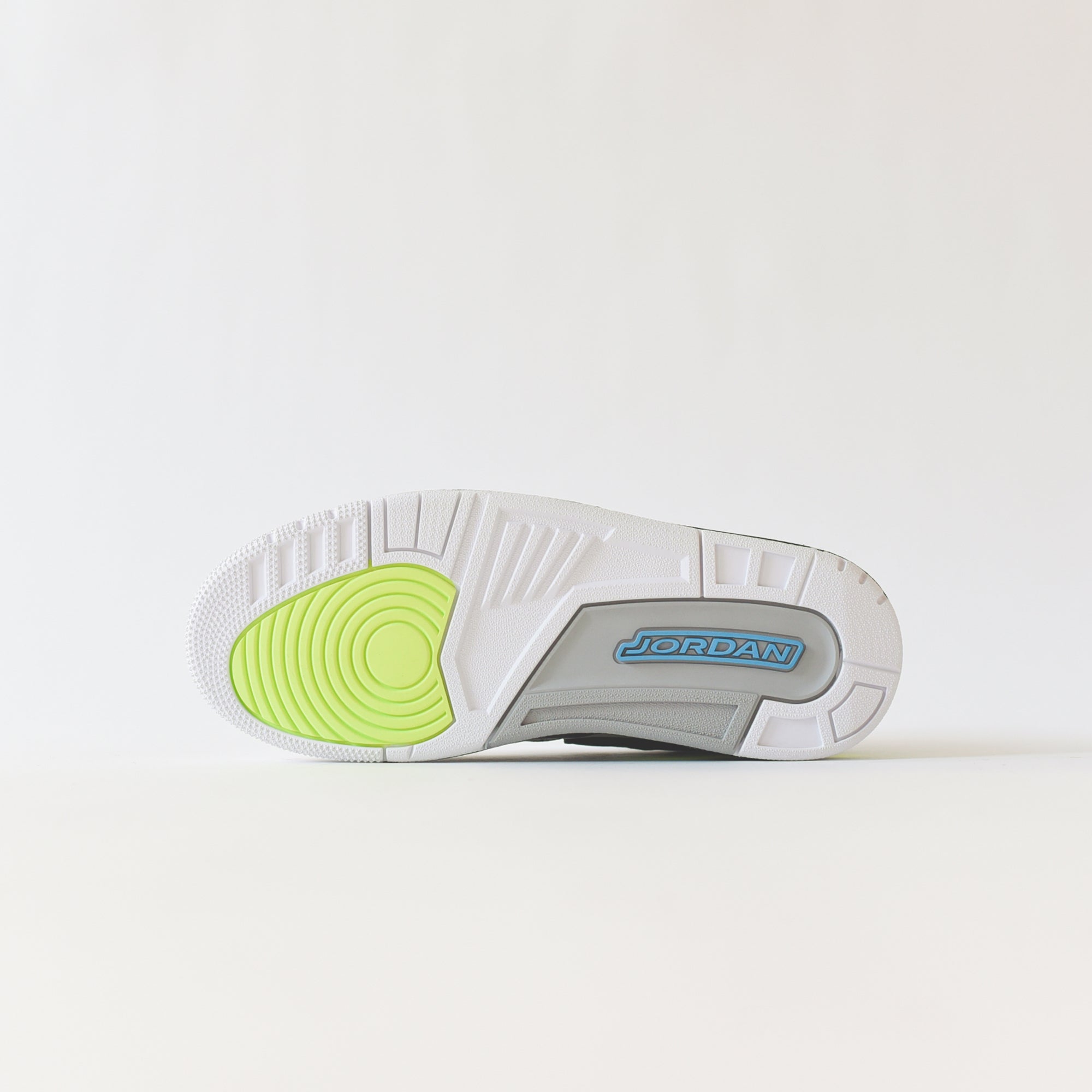 Nike Air Jordan Legacy 312 - White / Black / Volt / Vivid Blue – Kith