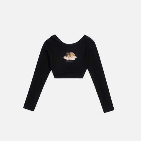 Fiorucci Angels L/S Top - Black