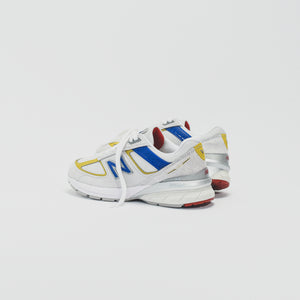 New Balance WMNS Made in USA 990 V5 - Nimbus Cloud / Team Red