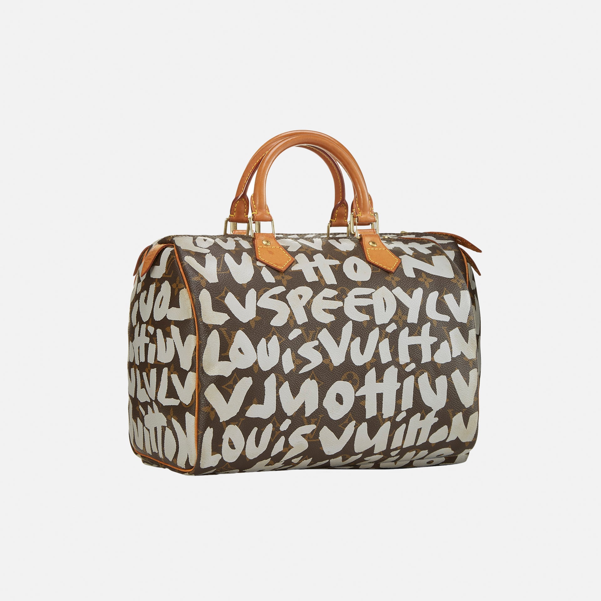 Louis Vuitton x Stephen Sprouse Speedy 30 Bag - Brown / Grey