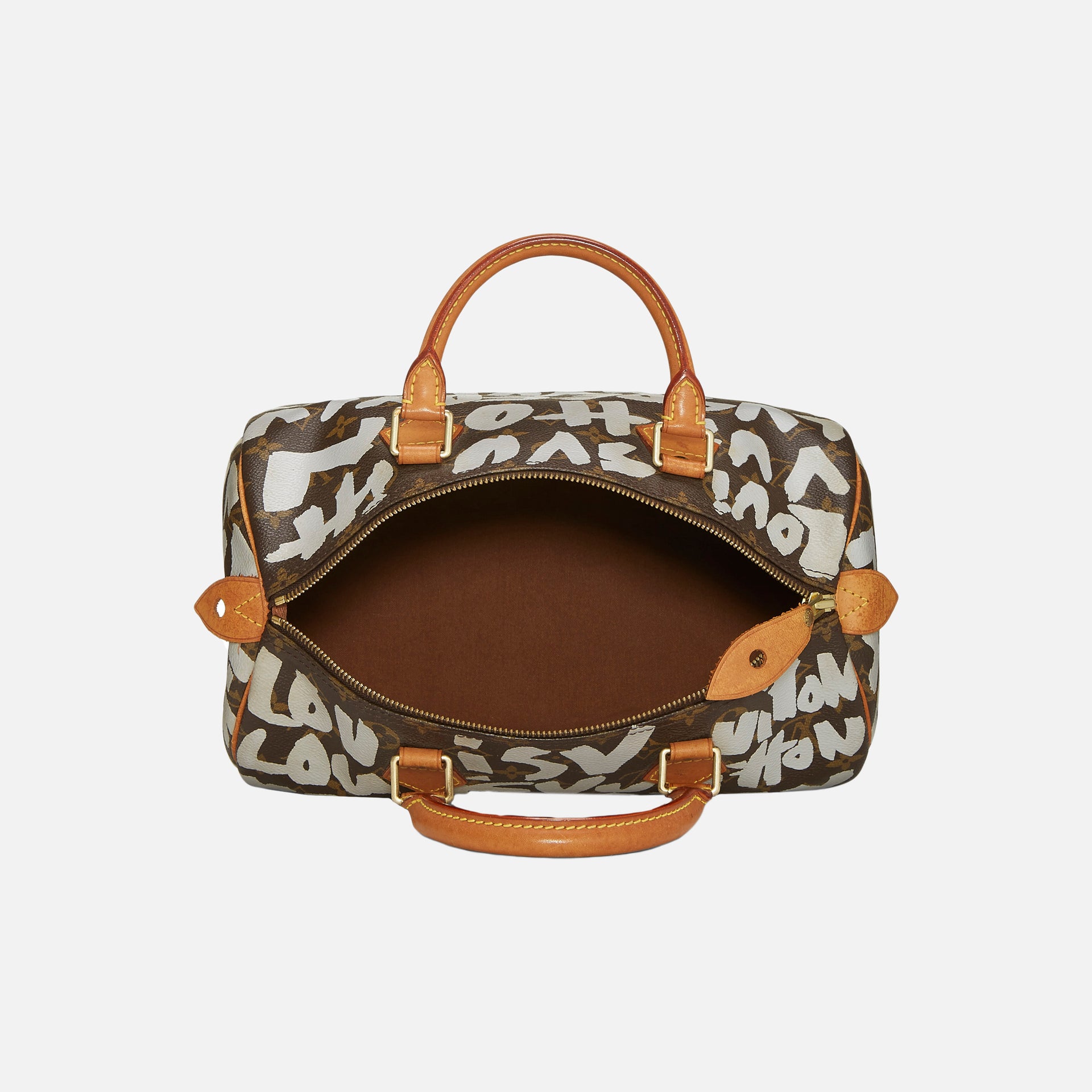 Louis Vuitton x Stephen Sprouse Speedy 30 Bag - Brown / Grey