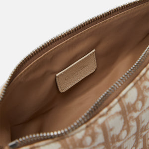 WGACA Dior Embroidered Saddle Mini Bag - Brown