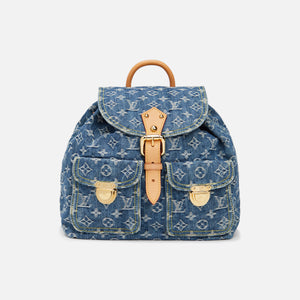blue lv backpack