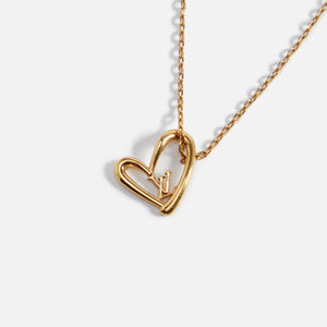 WGACA LV Fall in Love Necklace - Gold