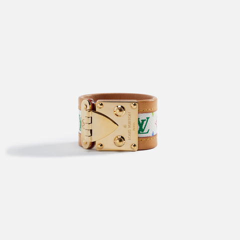 WGACA LV Serrure Cuff - White / Multi