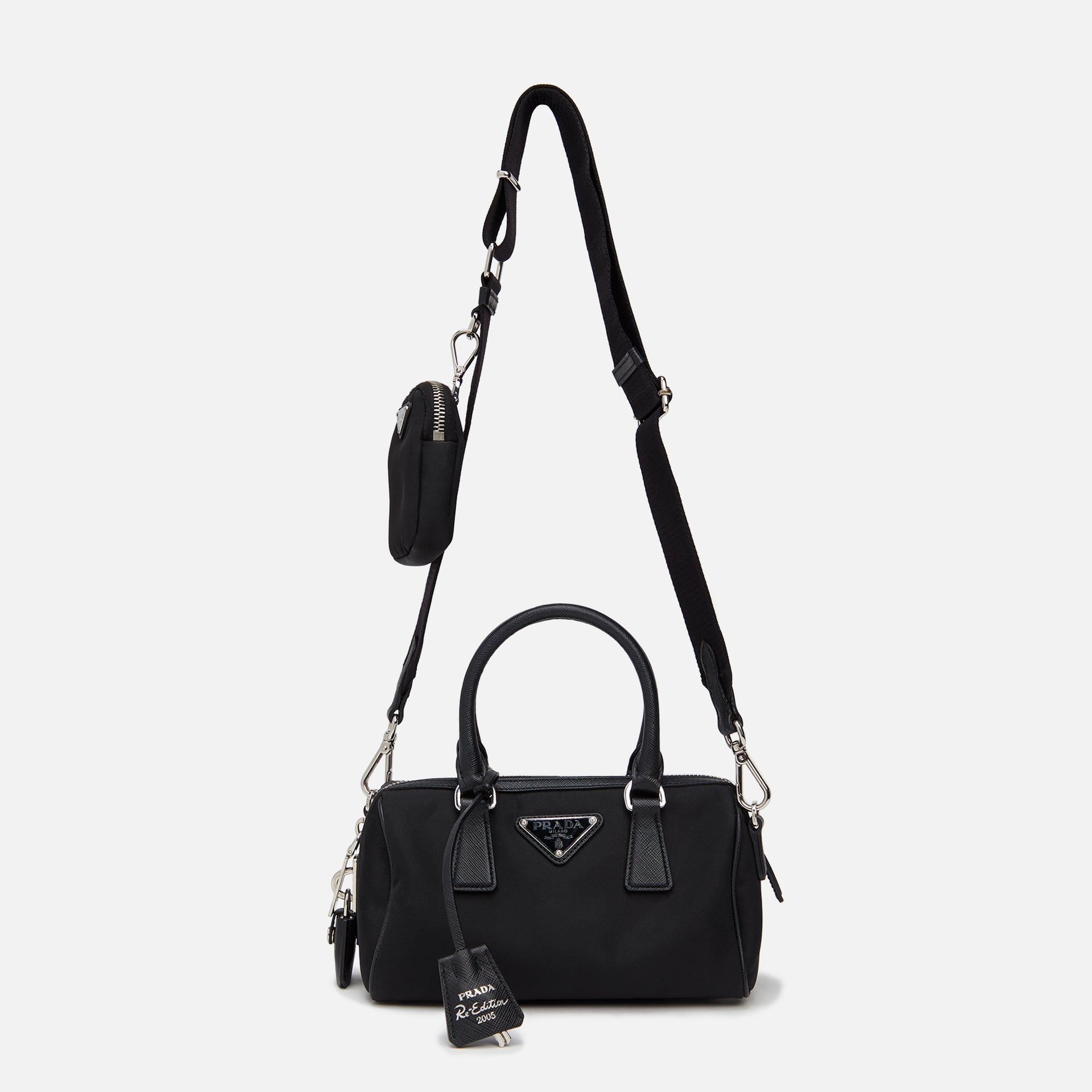 WGACA Prada Nylon Re-Edition Bag - Black