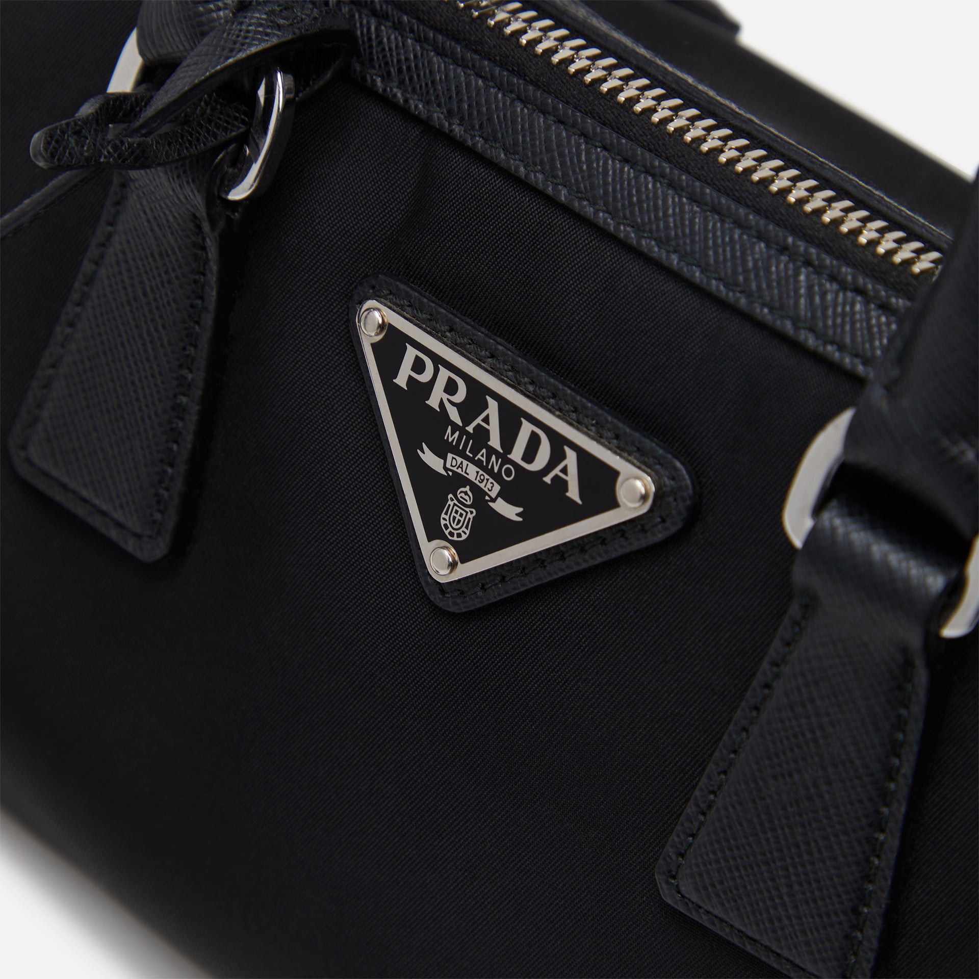 WGACA Prada Nylon Re-Edition Bag - Black
