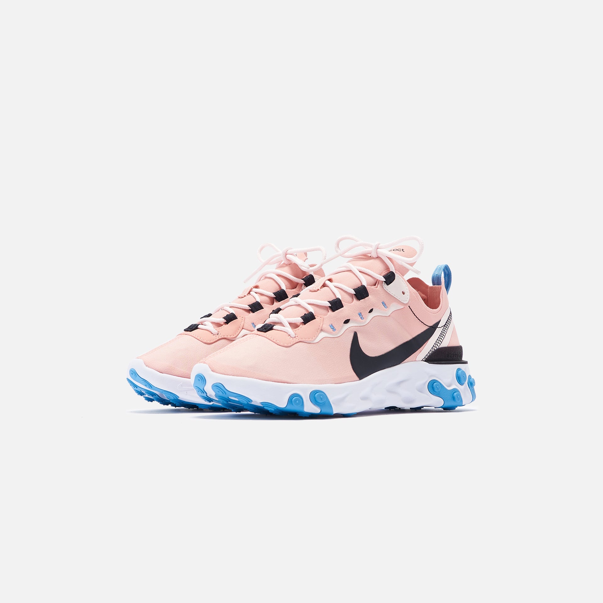Nike WMNS React Element 55 - Coral Stardust / Oil Grey