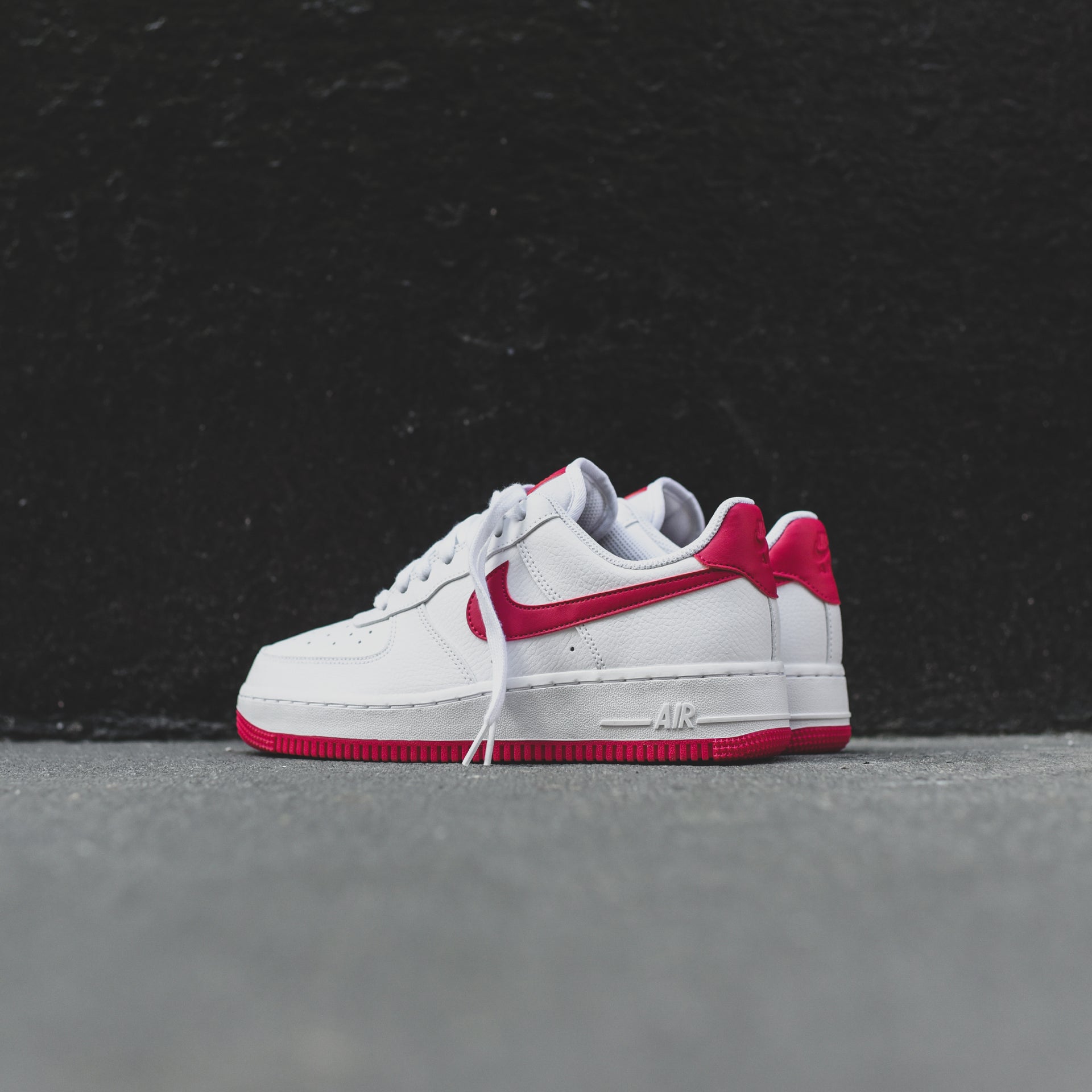 Nike WMNS Air Force '07 White Wild Cherry Nobel Red – Kith
