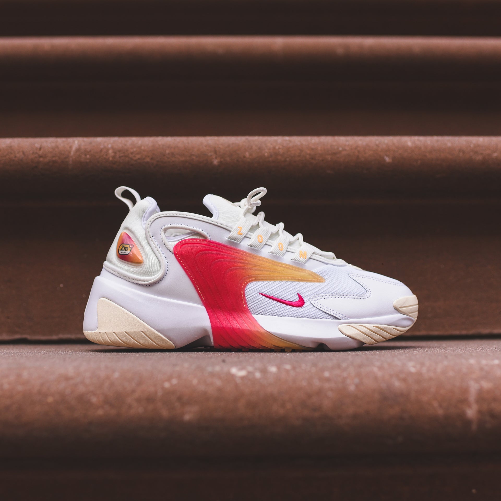 Nike WMNS Zoom 2K White Rush Pink Sail Melon Tint – Kith